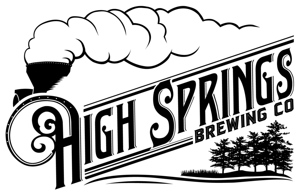 High Springs Brewing Company Black Logo